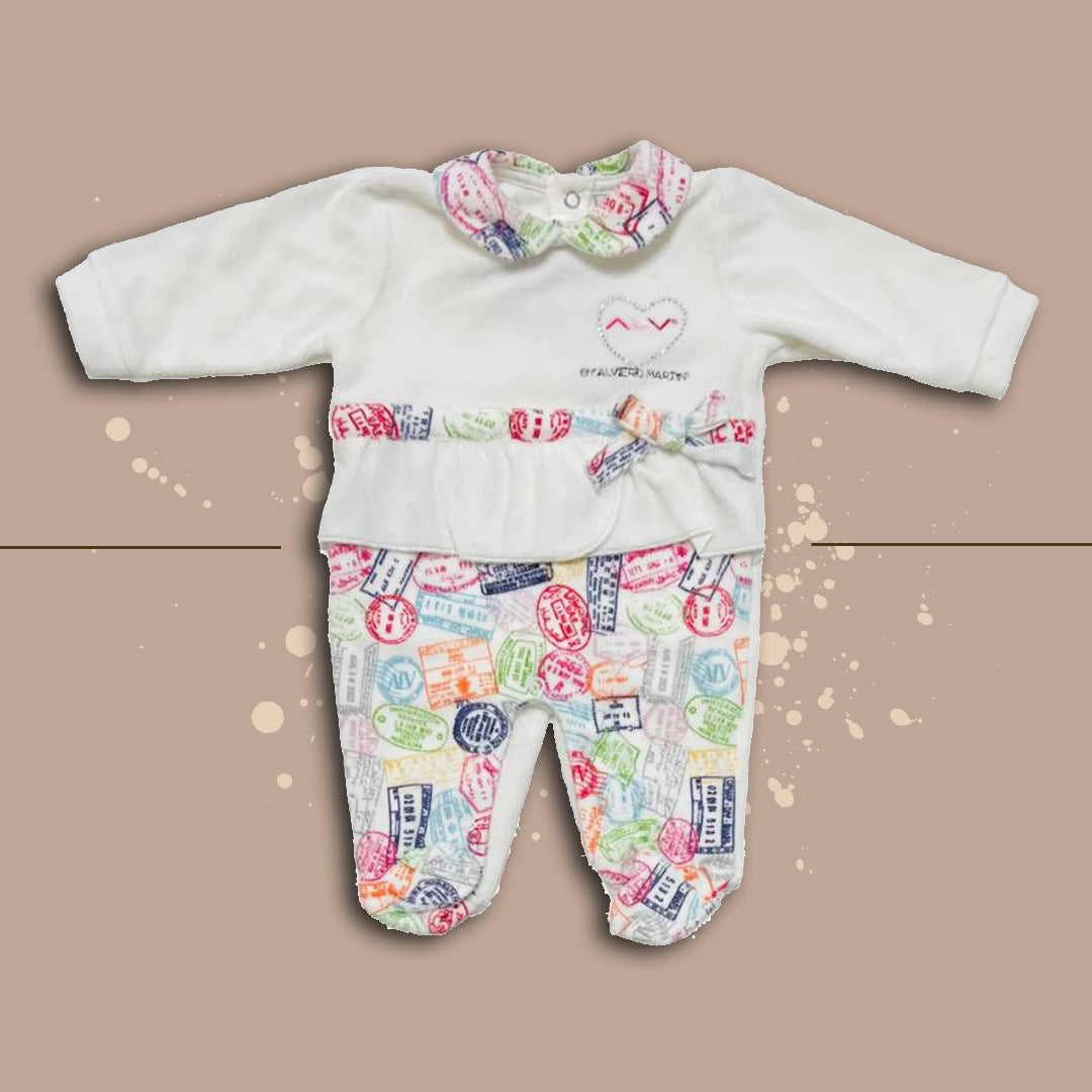 Alviero Martini Tutina Prima Nascita Bimba Martini 1a Tutina