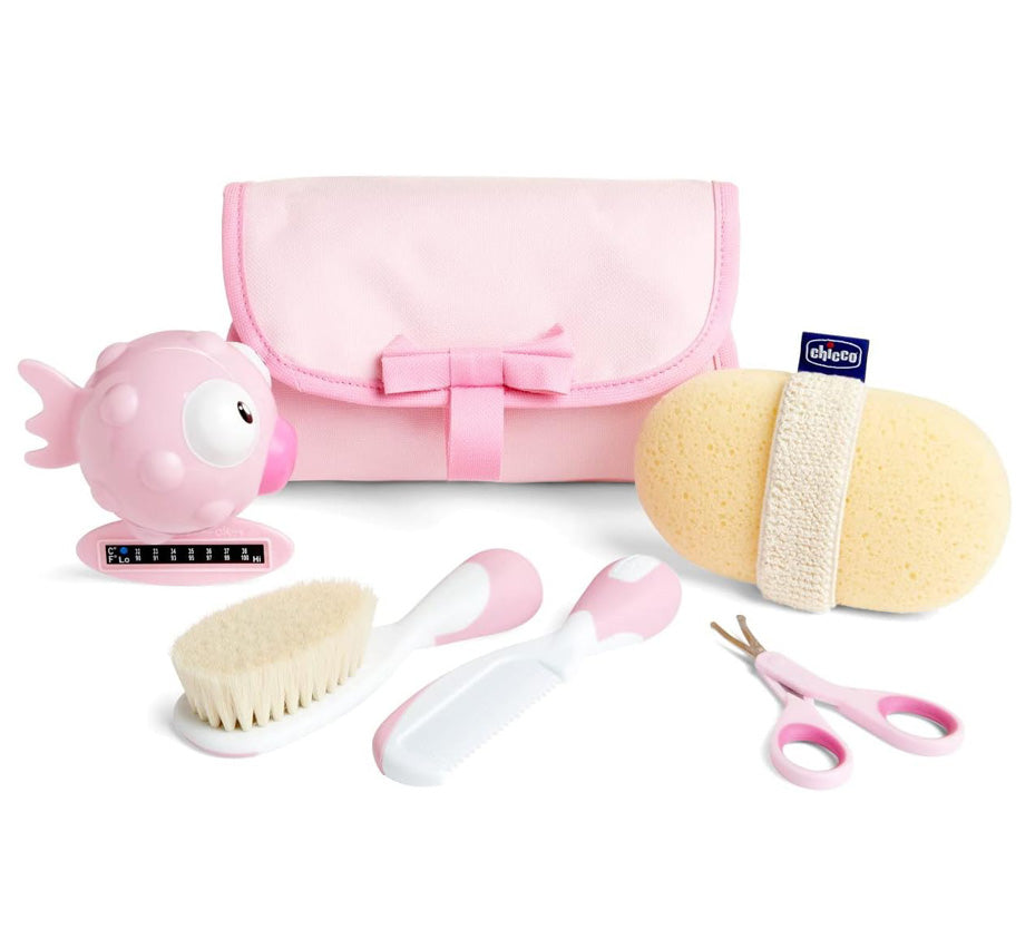 Chicco My First Beauty Set 5in1, Set Chicco Igiene Neonato,0 Mesi, Ros –  BabyBoutique