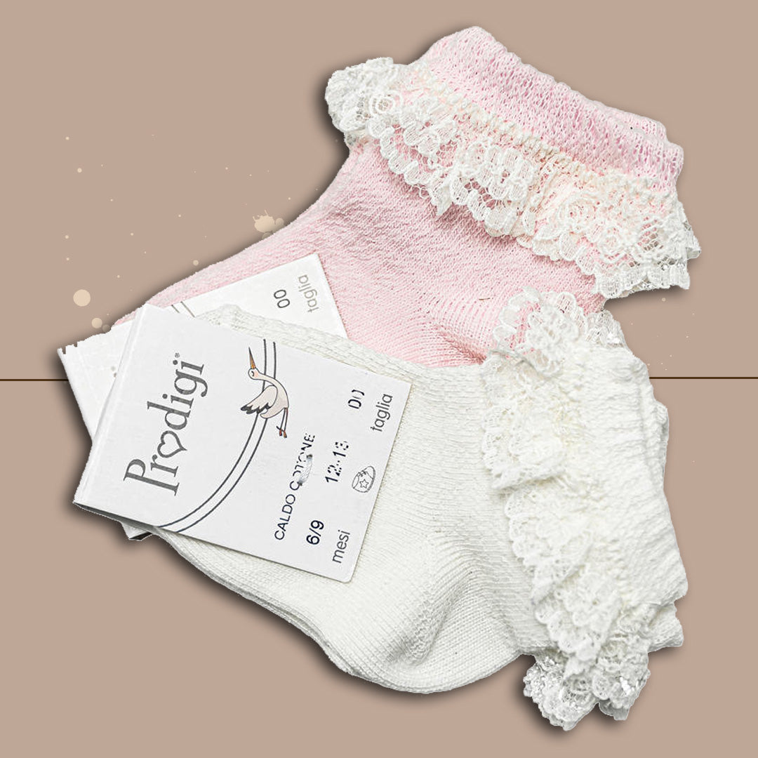 Calzine Prodigi 6 Pezzi con Pizzo Femminuccia