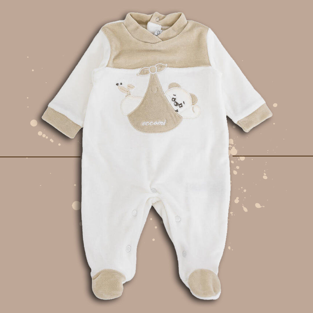 LesJolies® Tutina "Eccomi"  BabyShower Beige