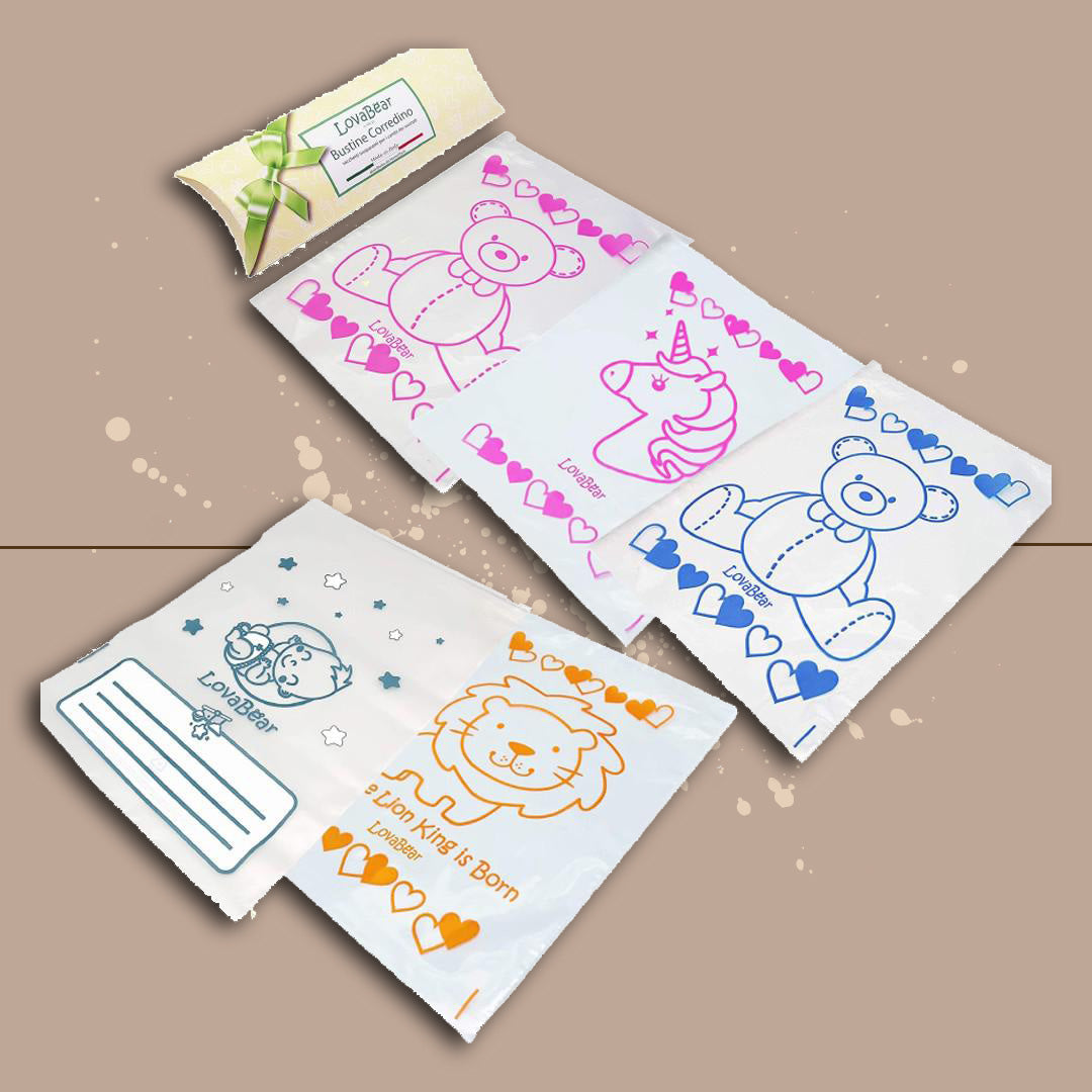 10 Bustine Corredino Neonato - Sacchetti Ermetici GripLock Rosa, Per Vestiti E Accessori - Foto 6