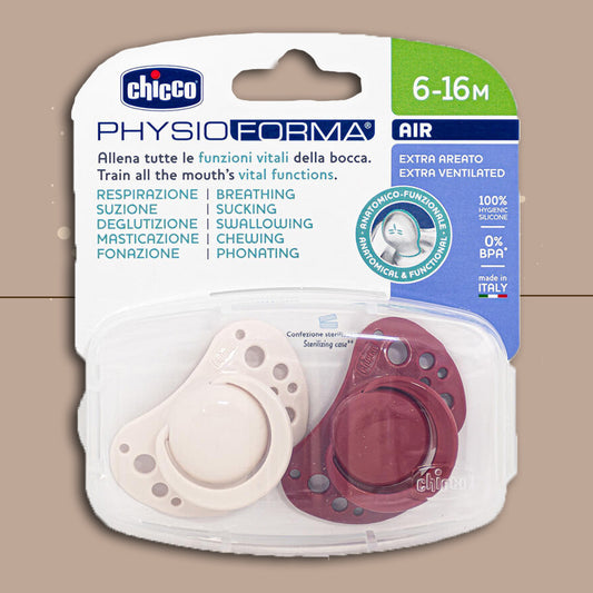 Chicco 2PZ Succhietti Physioforma AIR 6-16 Mesi | 75033.33