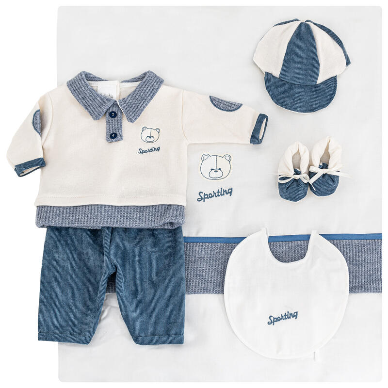 BabyChic® Corredino "Sporting" Invernale Panna-Avion