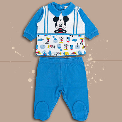 Disney® Completino "MickeyBretelle" Color Avion