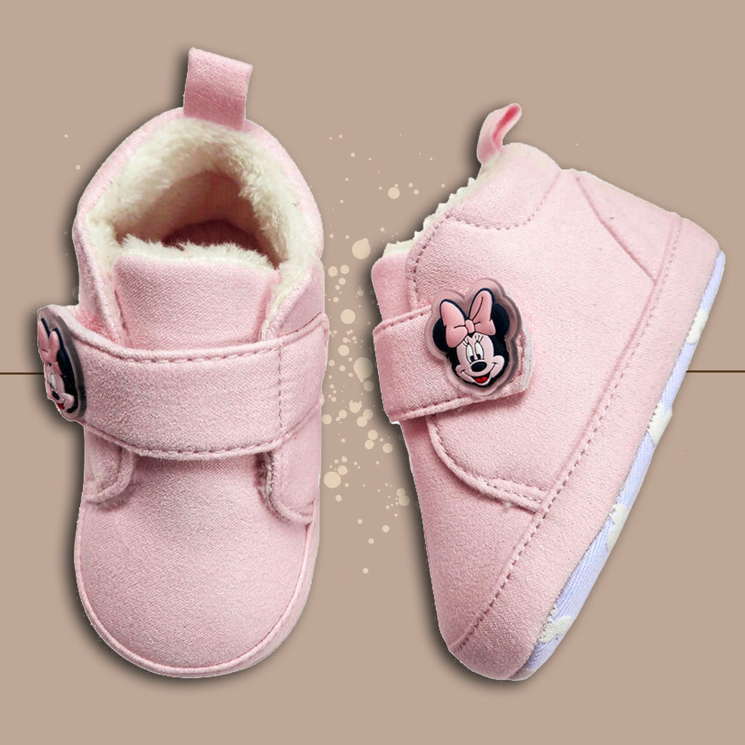 DisneyBaby Scarpetta Invernale Neonata PinkMinnie,Rosa