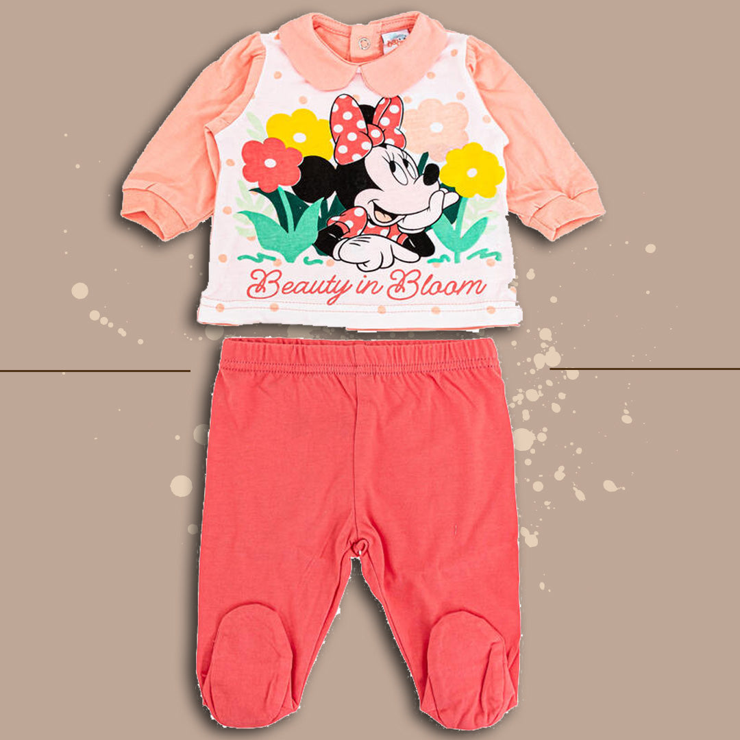 Disney® Completino "MinnieFlowers" Color Pesca