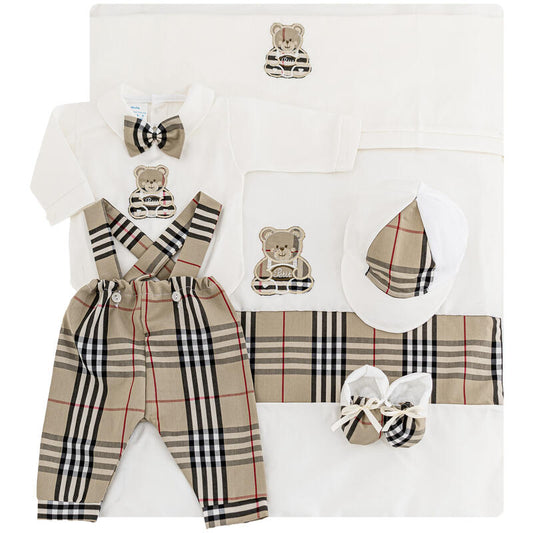 Giulia® Corredino "TartanBear" Estivo Color Burberry