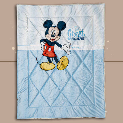 Disney Trapunta Lettino Mickey Great Heart Agnellato