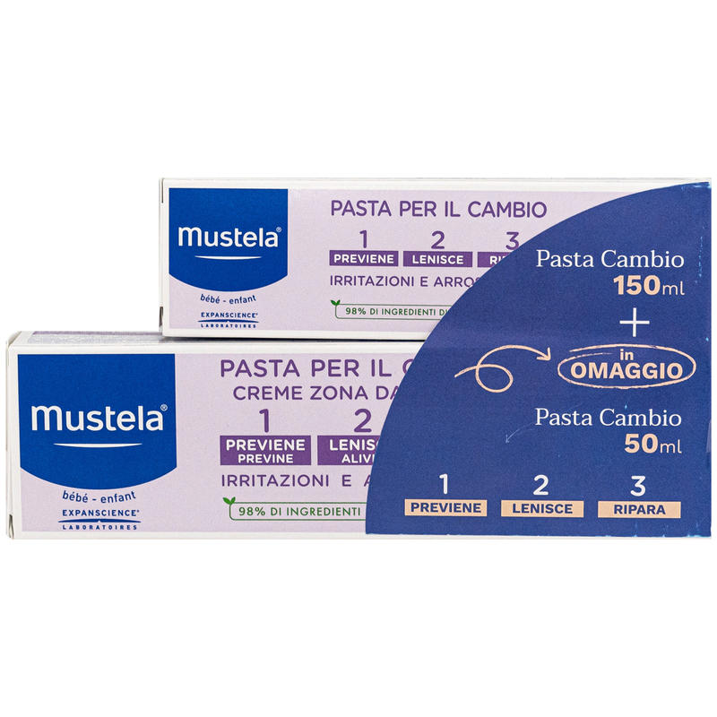 Mustela Pâtes Cambio 150ML + 50ML OFFERTS