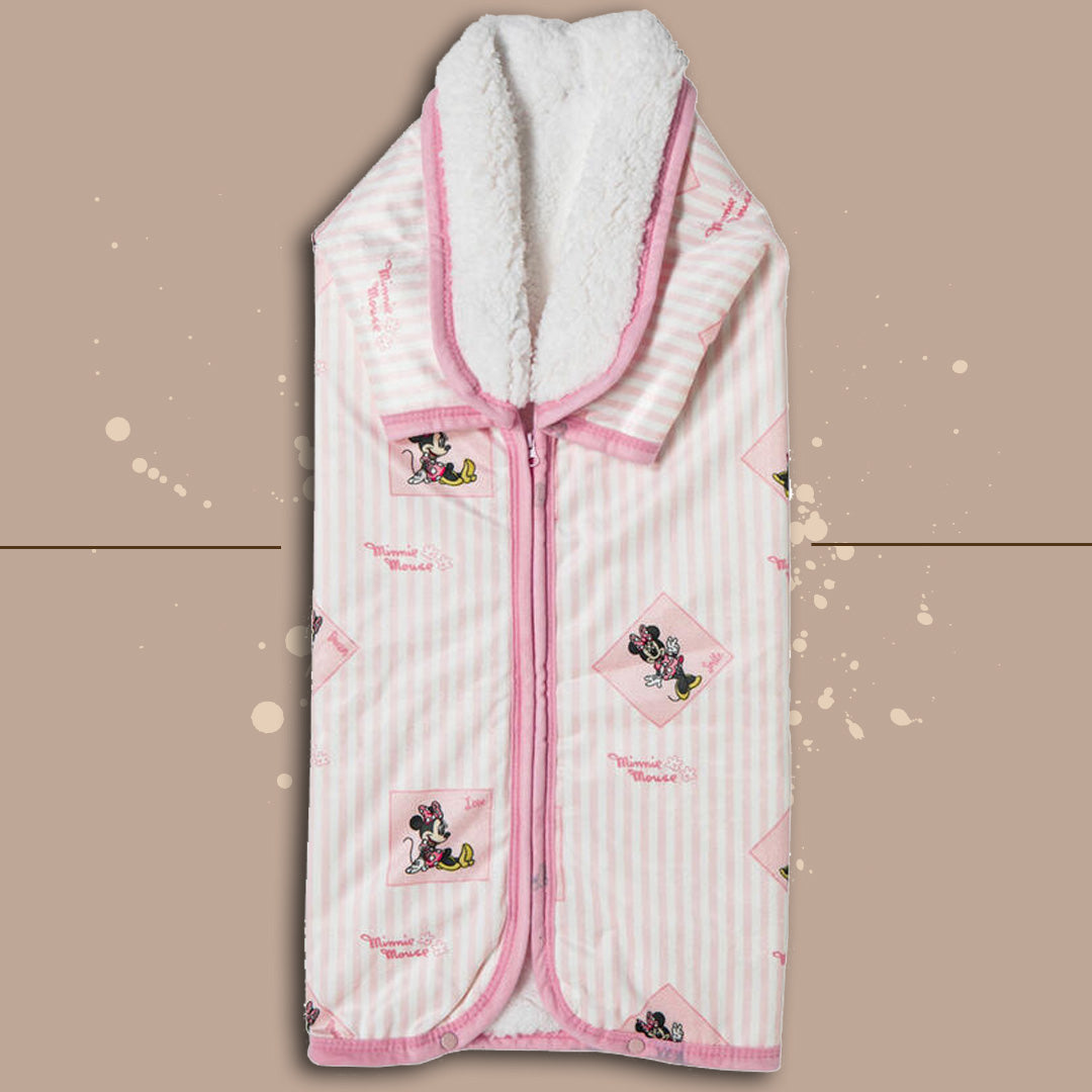 DisneyBaby BabySacco invernale per femminuccia di Minnie in Ciniglia,Rosa