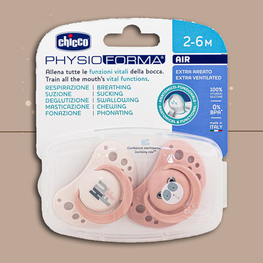 Chicco 2PZ Succhietti Physioforma AIR 16-36 Mesi, 75035.44