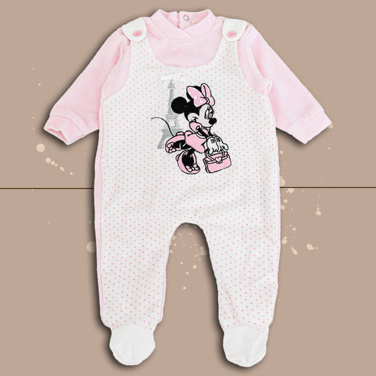 Disney Tutina MinnieParis,Panna-Rosa,Ciniglia