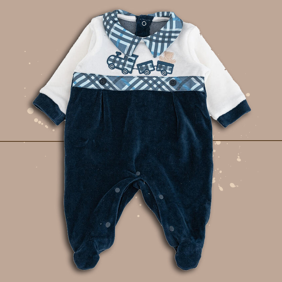 LesJolies® Tutina "Trenino" Cielo-Blu