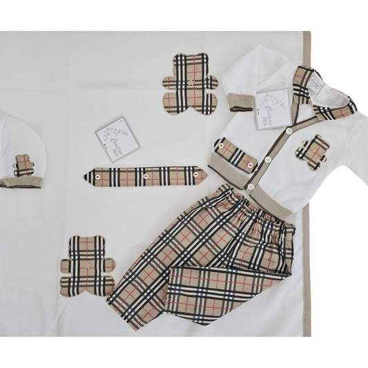 CuoricinoMio® Corredino "Bear-Tartan" Estivo | 4 Varianti Burberry