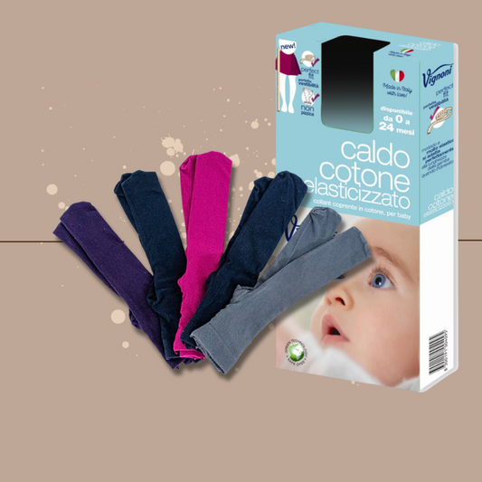 Vignoni® Collant Caldo Cotone Pack CONVENIENZA 5PZ Colori Moda