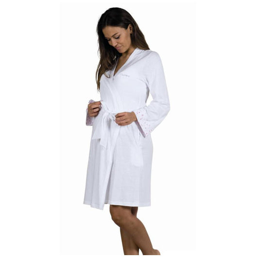 Mamina Women's Maternity Long Sleeve Dressing Gown