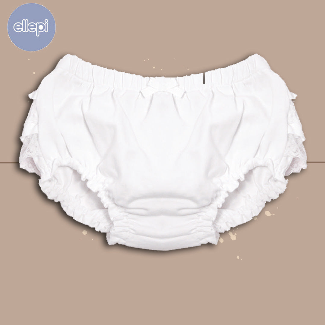 Anatomical Baptismal Brief Ellepi, White or Cream