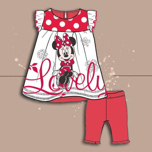 Ensemble d'été Disney Girl, 2 pièces, couleurs assorties