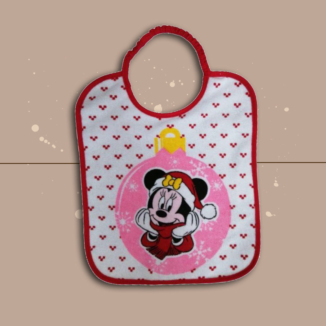 Disney Bavettone Natalizio Minnie,Rosso