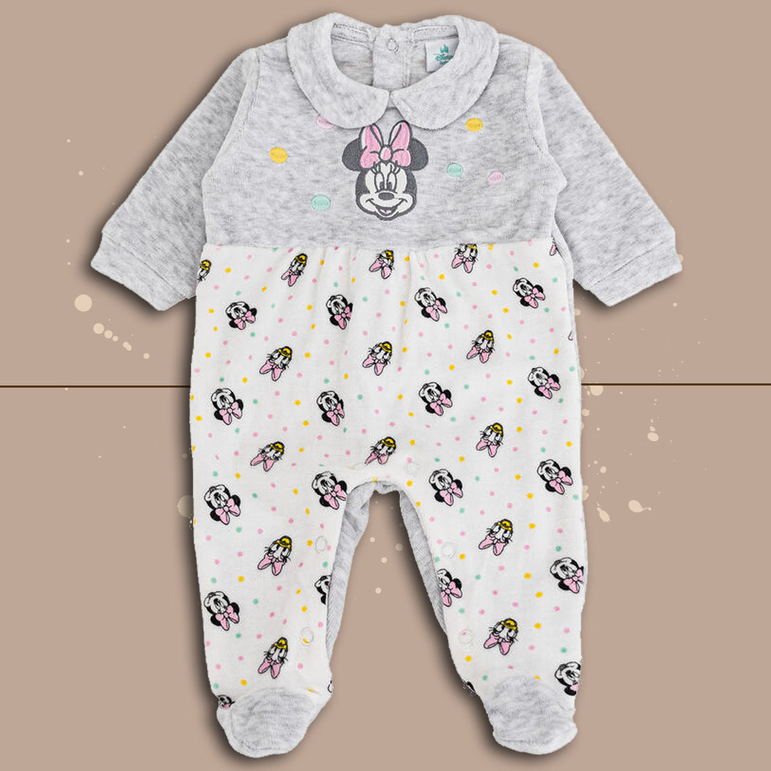 DisneyBaby® Tutina "MinnieFace" Grigio-Panna