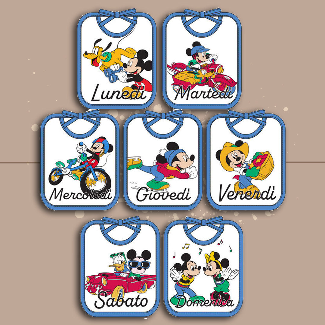 Disney Baby Bibs in Printed Peva Girl, Pack of 2PCS