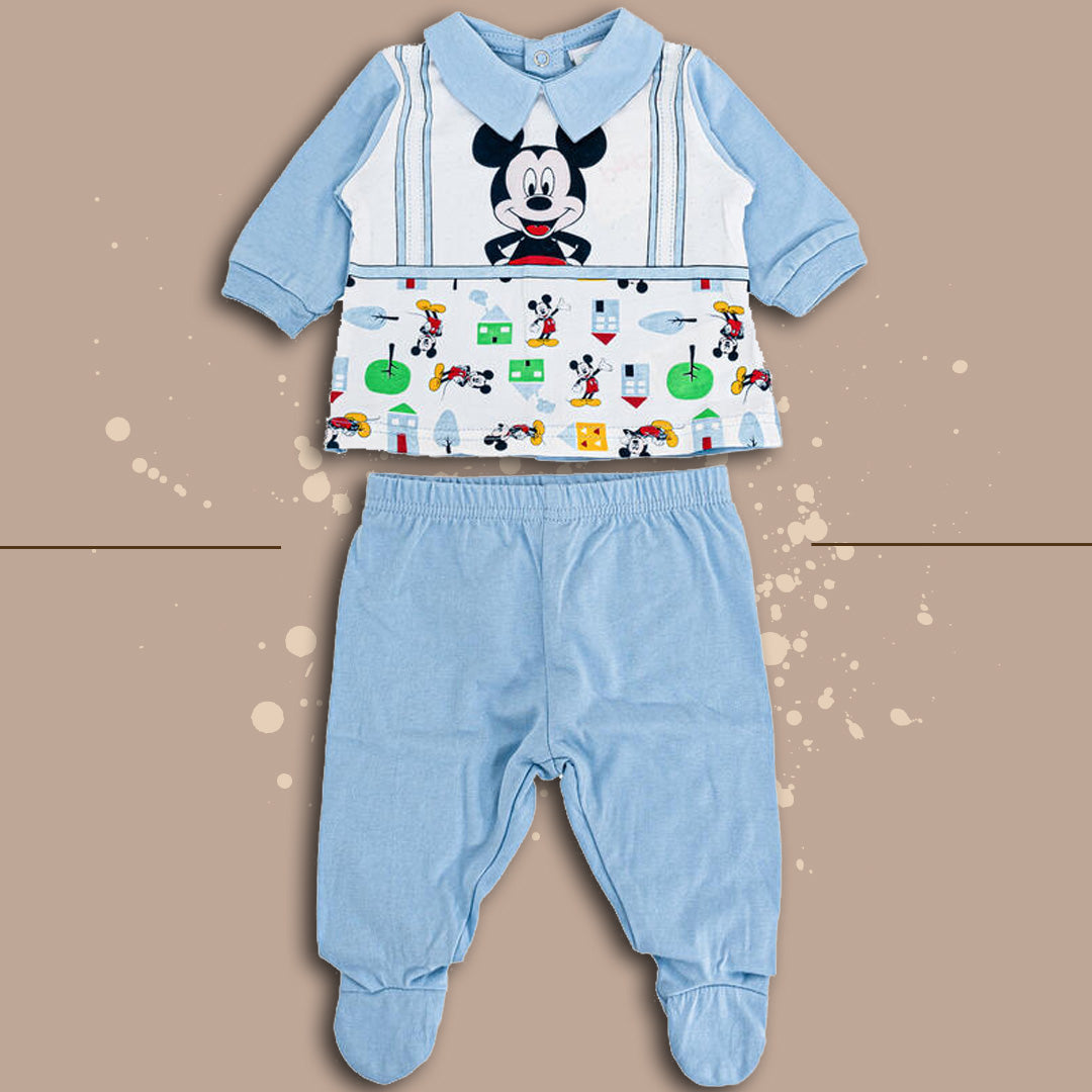 Disney® Completino "MickeyBretelle" Color Cielo