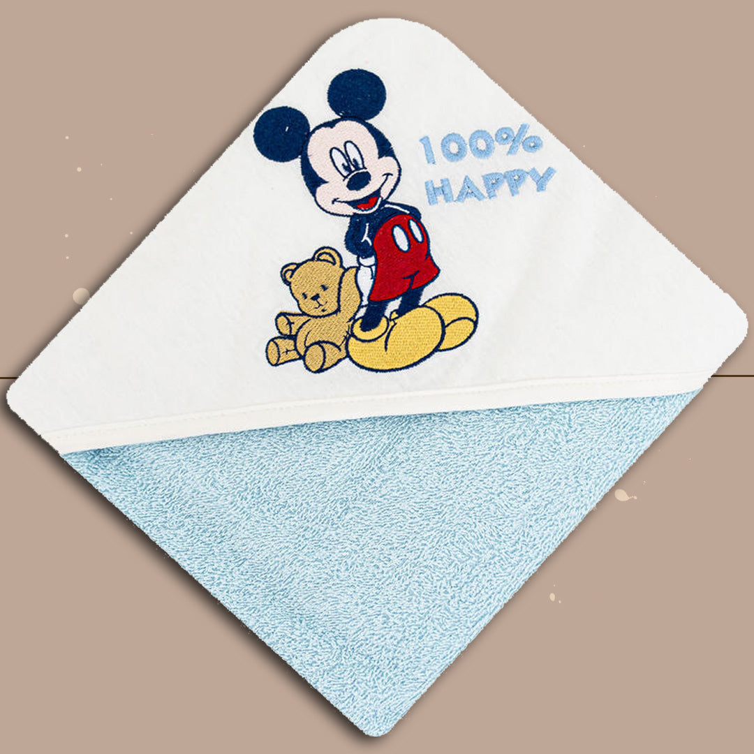 Disney Accappatoio Triangolo Maschietto Mickey Happy,Cielo