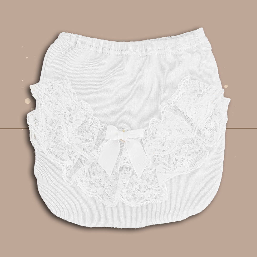 Baptismal pant pack of 3PCS, CheChic White