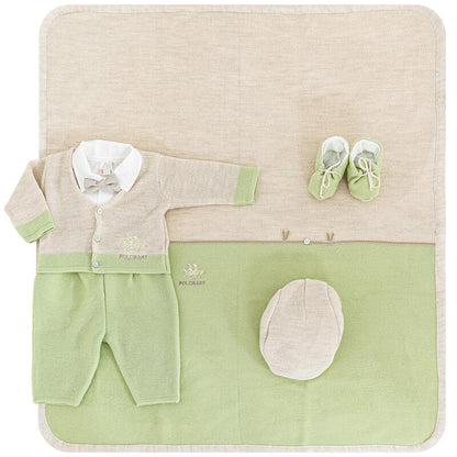 Gioie di Susy® Corredino "P-Baby" Invernale Ecru-Pistacchio