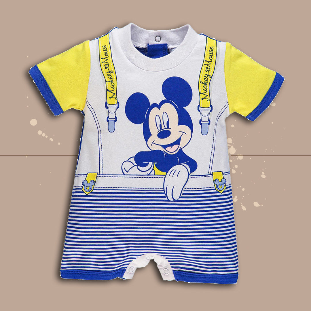 DISNEY PAGLIACCETTO TOPOLINO NEONATO - BIANCO GIALLO