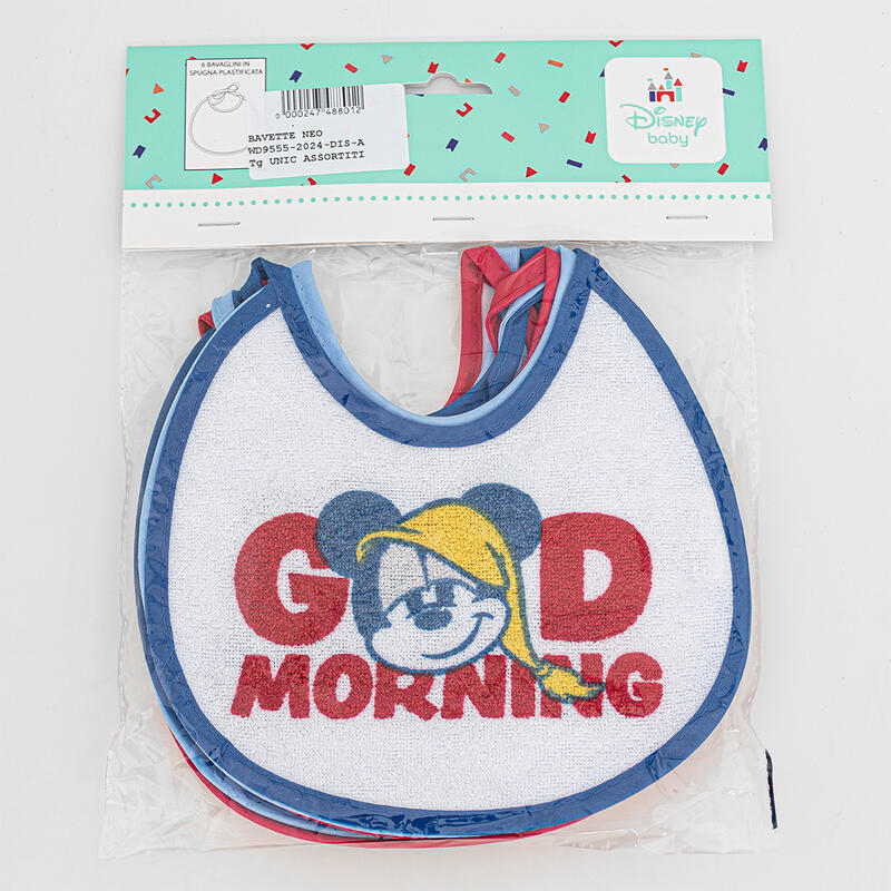 Disney® X6 Bavette "MickeyMorning"