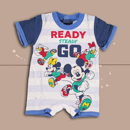 Disney Baby Mickey Mouse Romper, Assorted Colors