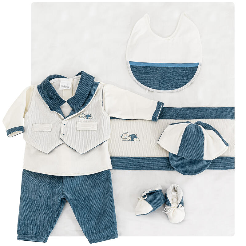 BabyChic® Corredino "Orsetto" Invernale Avion-Panna