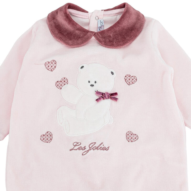 LesJolies Tutina BearInLove,2 Colori,Ciniglia