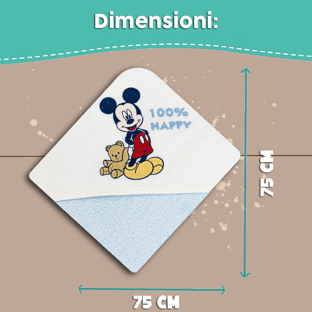 Disney® Accappatoio Triangolo "Mickey-Happy"