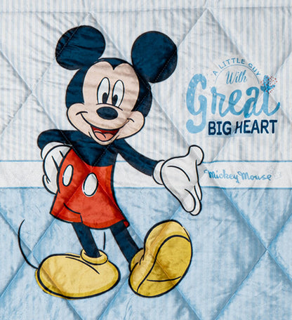 Disney® Trapunta Lettino "Mickey-GreatHeart" Agnellato