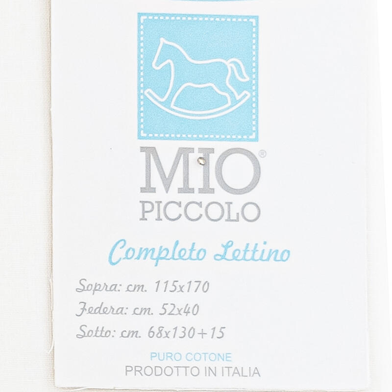 MioPiccolo® Lenzuolino Lettino 3PZ "IlMIoAmore"