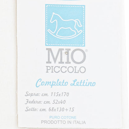 MioPiccolo® Lenzuolino Lettino 3PZ "IlMIoAmore"