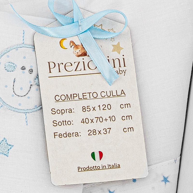 Preziosini® Lenzuolino Culla 3PZ "Mongolfiera"