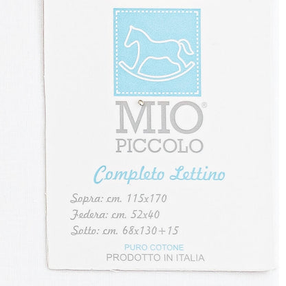 MioPiccolo® Lenzuolino Lettino 3PZ "Cavalluccio"