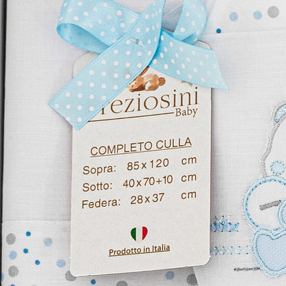 Preziosini® Lenzuolino Culla 3PZ "Heart"