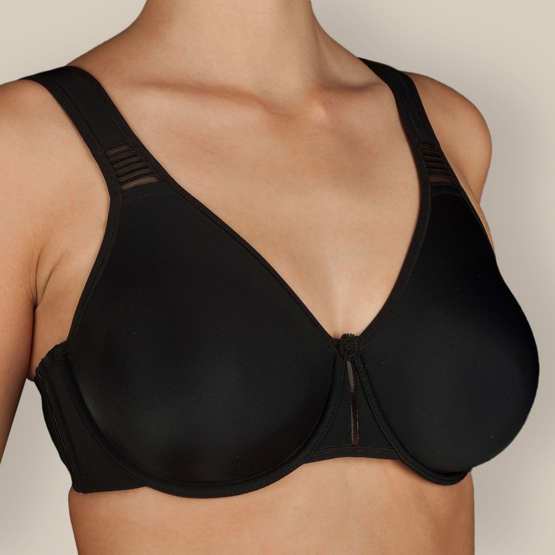 Selene® "LOREA" Reggiseno con Ferretto Contenitivo Nero