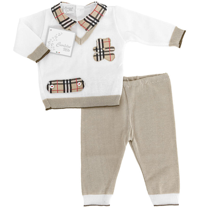 CuoricinoMio® Corredino "Bear-Tartan" Estivo | 4 Varianti Completino Burberry