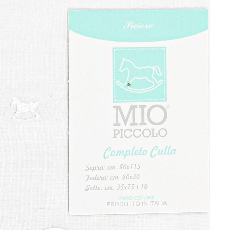 MioPiccolo® Lenzuolino Culla 3PZ "DolceNanna"