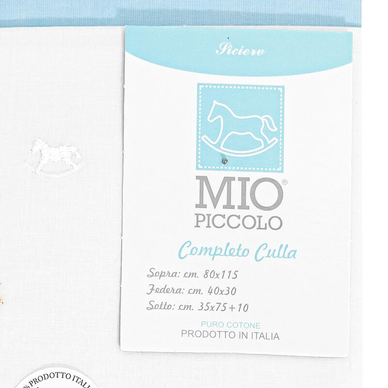 MioPiccolo® Lenzuolino Culla 3PZ "PrendiStelle"