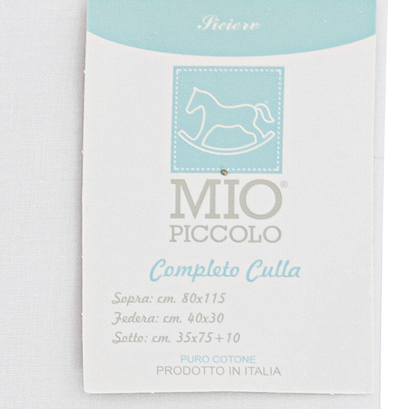 MioPiccolo® Lenzuolino Culla 3PZ "AmoreMio"