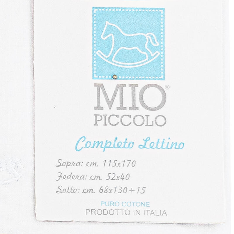 MioPiccolo® Lenzuolino Lettino 3PZ "AmoreMio"