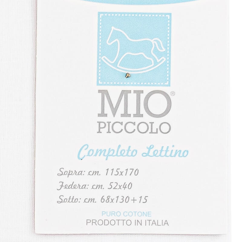 MioPiccolo® Lenzuolino Lettino 3PZ "PiccoloAmore"