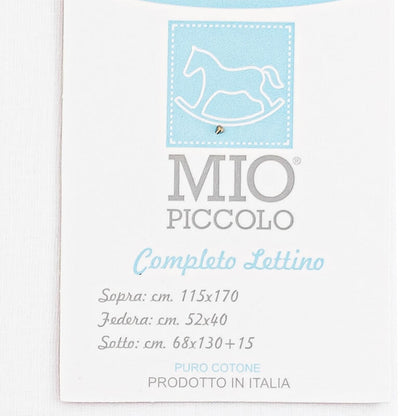 MioPiccolo® Lenzuolino Lettino 3PZ "PiccoloAmore"