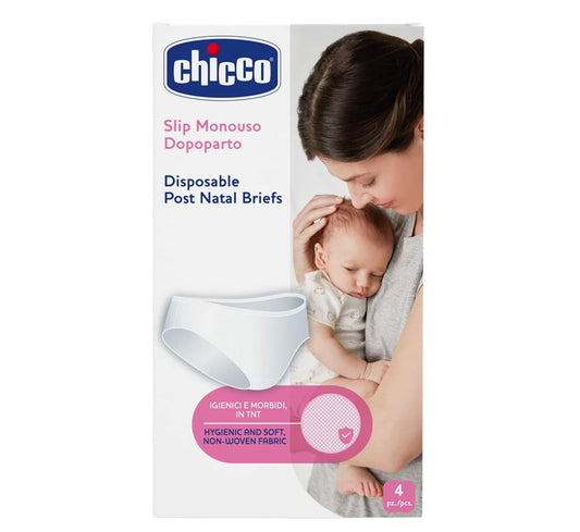 Chicco Afterpartum Disposable Briefs in Fabric, Beige 